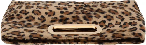 Miniatura 3 de Bolso de mano con asa superior de piel sintética y estampado de leopardo