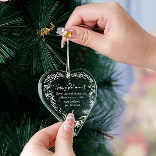 Miniatura 5 de Regalos de jubilación para mujeres, compañeros de trabajo jubilados 2024, regalos para hombres, maestros, decoración colgante de adorno de Navidad