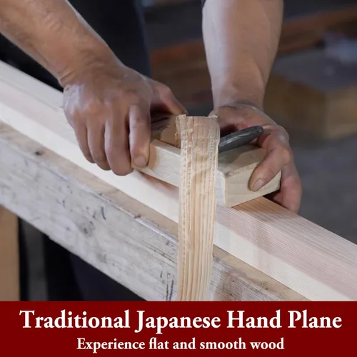 Miniatura 2 de SUIZAN Kanna - Cepilladora de madera japonesa de 2 pulgadas, herramientas profesionales para trabajar la madera