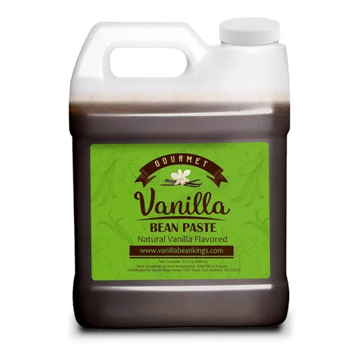 Miniatura 12 de Pasta de vainilla en grano para hornear y cocinar - Mezcla gourmet de vainilla Bourbon de Madagascar hecha con semillas de vainilla real - 8 onzas