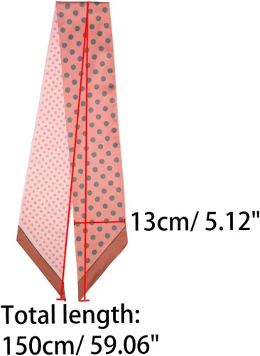 Miniatura 3 de Allegra K - Pañuelo para mujer, diseño de lunares, diseño de lunares