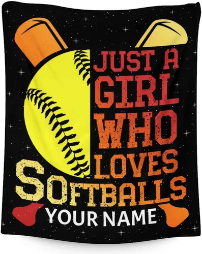 Miniatura 9 de COZYAURA Manta de sóftbol, regalos de equipo de sóftbol para niñas, mujeres y jugadores, 30 x 40 pulgadas, acogedoras mantas mullidas para sofá