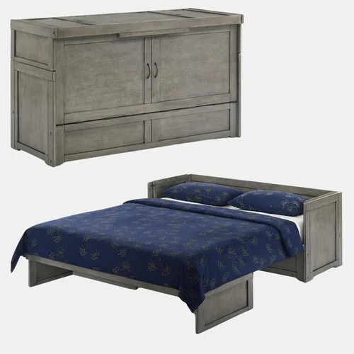 Miniatura 10 de Night & Day Murphy Cube - Cama tamaño Queen lista para montar con colchón de espuma viscoelástica SDS personalizado de 6 pulgadas (chocolate oscuro)