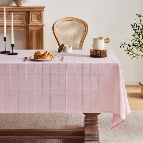 Miniatura 9 de ZeeMart Mantel (beige, redondo de 52 pulgadas)
