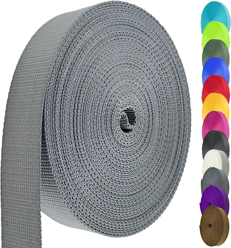 Miniatura 21 de Cinta de nailon de 1.5 pulgadas, correa de nailon resistente de 12 yardas, cinta de nailon duradera para equipo de interior o exterior, manualidades