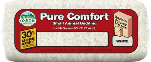 Miniatura 8 de Oxbow Pure Comfort Ropa de Cama para Animales Pequeños, Arena Absorbente de Olor y Humedad para Caja de Arena de Conejo, Ropa de Cama de Bajo Polvo