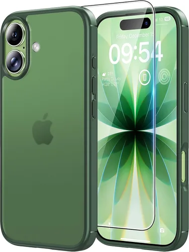 Miniatura 98 de TAURI Funda magnética 2 en 1 transparente para iPhone 14 Pro, compatible con Magsafe [no amarillenta] con protector de pantalla, protección de grado