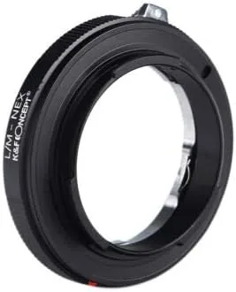 Miniatura 4 de K&F Concept Anillo adaptador de lente para Zeiss Voigtlander Leica M ZM VM LM a Sony E Mount a6000 a6300 a6500 a5000 a5100 a3500 a3000 Alpha A7 A7R