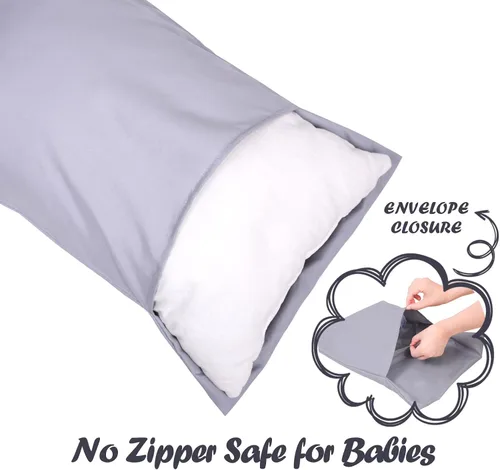 Miniatura 3 de UOMNY Fundas de almohada para niñas pequeñas 13X18 12x16 14x19 Funda de almohada para bebé paquete de 2 fundas de almohada pequeñas para almohada