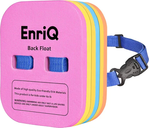 Miniatura 7 de Flotador trasero de seguridad para natación con 3 capas ajustables cinturones de natación impermeables dispositivo para niños flotadores de natación
