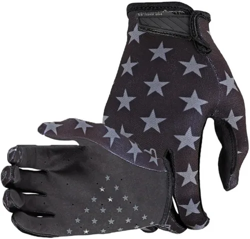 Cool American Flag Style Cycling Gloves Motorcycle Bicycle Full Finger Off-Road Racing Gloves Outdoor Sports for Men Women & Mountaineering