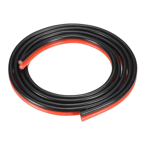 Miniatura 10 de MECCANIXITY Alambre de calibre 8, 2 conductores, alambre de silicona paralelo de 8 AWG, alambre eléctrico de cobre estañado de 4.9 ft/5 pies