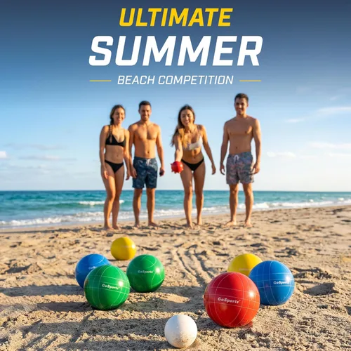 Miniatura 3 de GoSports 90 mm Bocce Ball Sets - Outdoor Lawn Game - Composite or Resin Resina