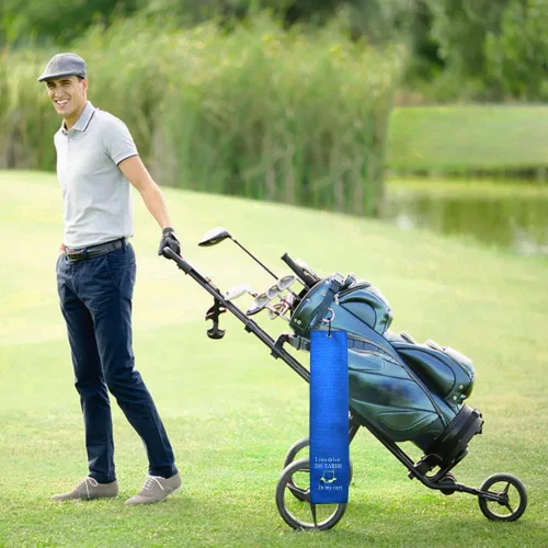 Miniatura 5 de TOUNER Toalla de golf divertida, regalos para papá, hombres, regalos de jubilación para golfistas, toalla de golf bordada divertida para bolsas
