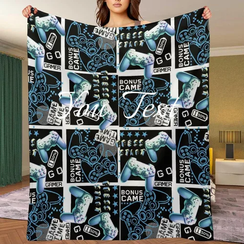 Miniatura 16 de Manta alemana de pelo corto para adolescentes y adultos, manta de franela suave y cálida para sofá, cama, camping, viajes, decoración del hogar, 50