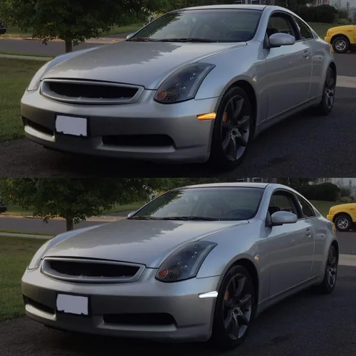 Miniatura 3 de Luces LED de señalización de giro laterales compatibles con G35 2D Coupé 2003-2007 / para Skyline V35 Coupe 2002-2007, lámparas de marcadores