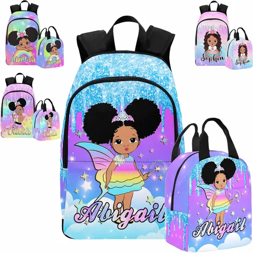 Miniatura 174 de Texto personalizado Elefante desgaste gafas mochila mochila mochila casual Daypack bolsa para mamá niñas, color86-4, Mochilas Daypack