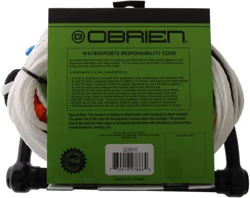 Miniatura 3 de O'Brien Cuerda de esquí acuático combinado de 8 secciones con mango