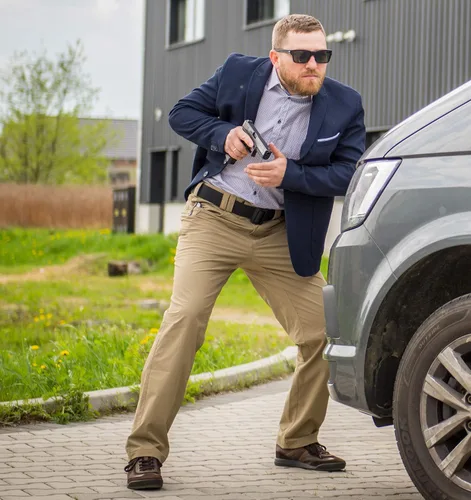 Miniatura 4 de Helikon-Tex CTP Covert - Pantalones tácticos para hombre - Ripstop, ligeros para exteriores, senderismo, aplicación de la ley, pantalones de trabajo