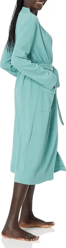 Miniatura 4 de Tienda Essentials Bata ligera de punto gofre de longitud completa para mujer (disponible en tallas extragrandes)