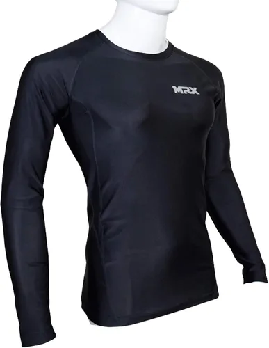Miniatura 5 de MRX BOXING & FITNESS Camisas de compresión para hombre, atléticas, gimnasio, entrenamiento, protección contra erupciones, manga completa, capa base