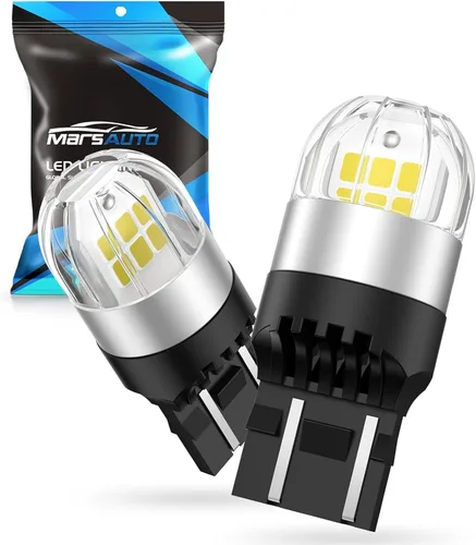 Marsauto Bombillas LED 7440 7443, luces de marcha atrás, 300% más brillantes, 7441 7444 W21W T20, lámparas LED de repuesto para luces de freno,