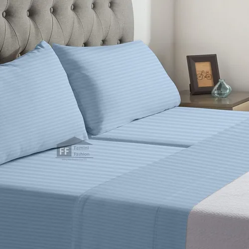 Miniatura 9 de Juego de sábanas para cama ajustable, tejido de satén suave, 400 hilos, 100% algodón egipcio, 5 piezas con 2 sábanas bajeras, juego de sábanas de 25