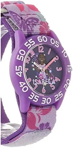 Miniatura 3 de Disney Reloj analógico de cuarzo para niños, Morado, Reloj de cuarzo