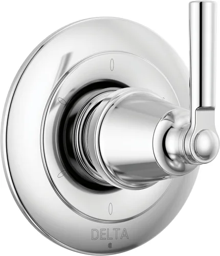 Miniatura 4 de Delta Faucet Saylor - Kit de moldura de mango de ducha de 6 ajustes, kit de moldura de válvula desviadora, kit de desviador de ducha, acero