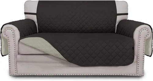 Miniatura 163 de Easy-Going - Funda para sofá, futón y sillón sin reposabrazos, reversible, resistente al agua, para mascotas y niños (azul oscuro/azul claro)