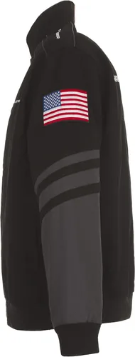 Miniatura 4 de JH DESIGN GROUP Dodge Challenger - Chaqueta de sarga clásica bordada para hombre