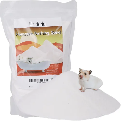 Miniatura 13 de DR.DUDU Arena de baño para hámster, 6.6 libras, libre de polvo, arena del desierto o arena para orinal para hámster, chinchillas, jerbo, hámsters