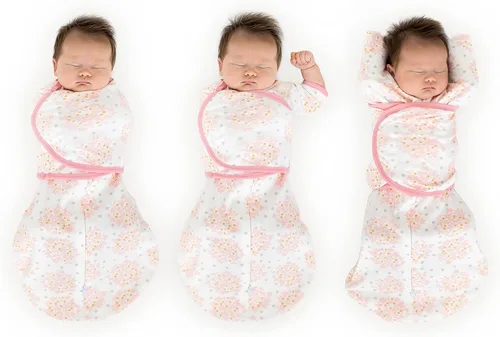 Miniatura 28 de SwaddleDesigns Saco Envolvente Omni de 6 Vías con Brazos Arriba para Recién Nacido, Más Opciones para Calmar el Reflejo de Sobresalto, Mejora