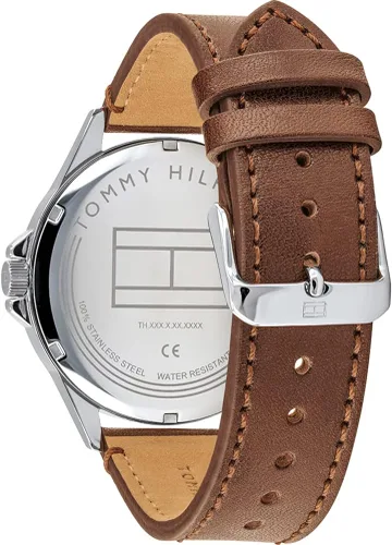 Miniatura 3 de Tommy Hilfiger 1791614 - Reloj de pulsera para hombre (acero inoxidable, correa de piel), color marrón