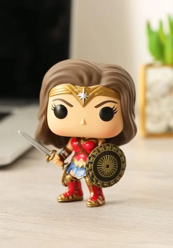 Miniatura 2 de Funko POP DC Comics Figura de acción de juguete, de la película de la Mujer Maravilla, Estándar, Mujer maravilla