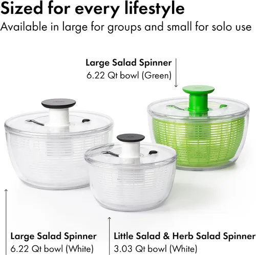 Miniatura 3 de OXO Good Grips Little Salad & Herb Spinner Pequeño