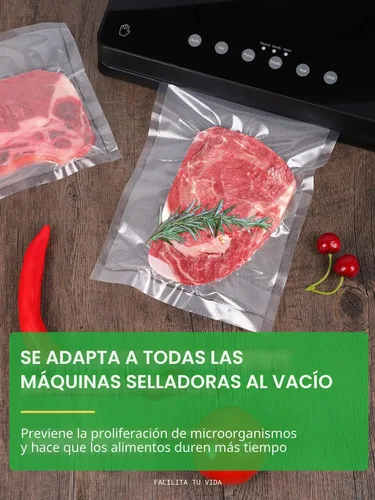 Miniatura 6 de Syntus Bolsas selladoras al vacío, paquete de 6 rollos de 3 rollos de 11 pulgadas x 20 pies y 3 rollos de 8 x 20 pies de grado comercial sin BPA