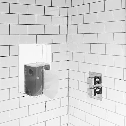 Miniatura 5 de Servilletero de baño, soporte de papel higiénico montado en la pared, dispensador de toallas de papel, soporte de pared para papel higiénico