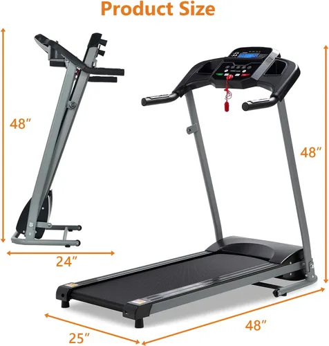 Miniatura 6 de Yangming Caminadora plegable 2 en 1, caminadora de 3.5 HP para debajo del escritorio, sin instalación, cinta de correr plegable compacta