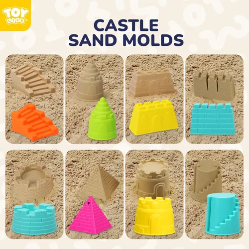 Miniatura 5 de TOY Life Juguetes de playa para niños de 4 a 8 años, juguetes de arena para niños pequeños de 1 a 3 años, juguetes de playa para niños de 8 a 12