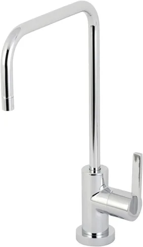 Kingston Brass KS6191CTL Continental Grifo de filtración de agua de una sola manija, cromo pulido
