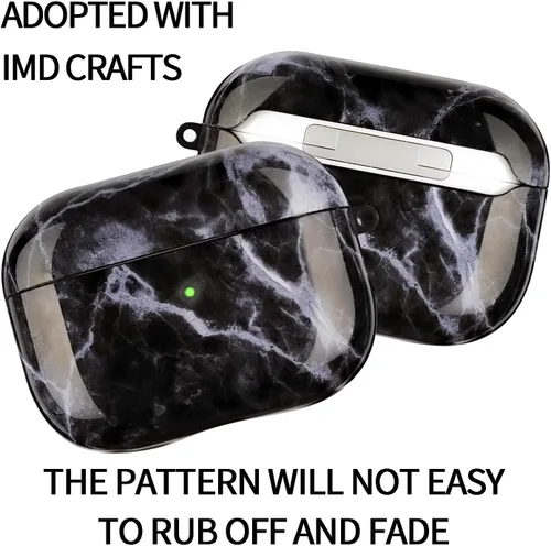 Miniatura 2 de Funda para Airpods Pro LitoDream Lindo Elegante Funda protectora de piel portátil y a prueba de golpes para mujeres y hombres con llavero