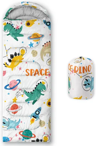Miniatura 20 de Saco de dormir para adultos y niños, saco de dormir para mochileros, camping, para niñas, niños, ligero, impermeable, para clima frío y cálido, saco