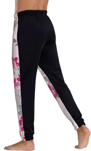 Miniatura 5 de Jutdopt Men Leaves Flowers Feathers Sweatpants Joggers Sweatpants Baggy Jogger Pants with Pocket for Men