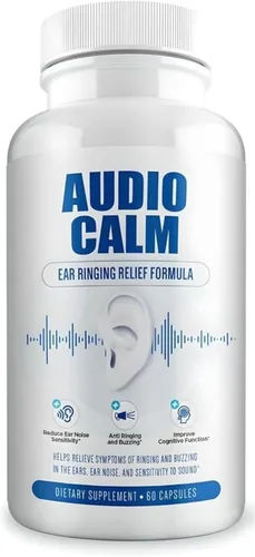 Miniatura 9 de Audio Calm - Alivio de tinnitus para oídos zumbidos, vitaminas para la salud del oído, solución natural para aliviar el tinnitus, alivio rápido