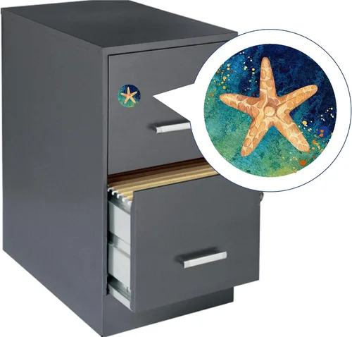 Miniatura 4 de Smiling Wisdom - 20 regalos de historia de estrellas de mar a granel - Tarjetas de apreciación de You Make a Profound Difference e imán redondo