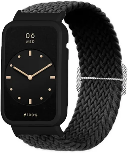 Miniatura 14 de Senter Correa de repuesto de liberación rápida de nailon suave para Huawei Band 7 pro Smart Watch Naranja