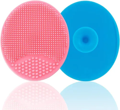 Miniatura 6 de Cepillo exfoliante y exfoliante facial de silicona, cepillo de limpieza facial para puntos negros, acné, poros, tapa de cuna, cuidado de la piel