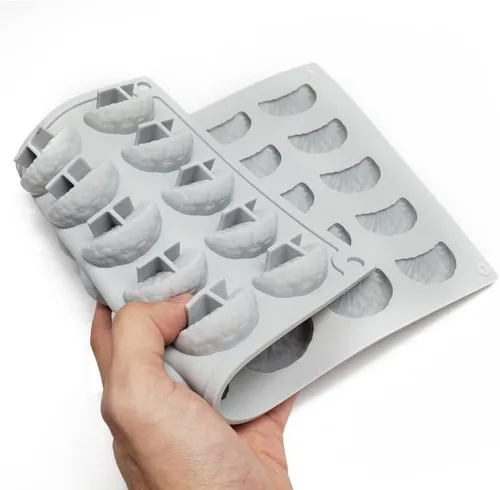 Miniatura 6 de mostsom Molde de silicona 3D para rebanadas de mandarina, segmentos naranjas, pasta de goma de fondant, molde para glaseado para decoración