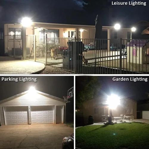 Miniatura 6 de Luz LED de granero 150W, luz de patio al aire libre del atardecer al amanecer con fotocélula súper brillante 22,500lm 5000K luz diurna, reemplazo